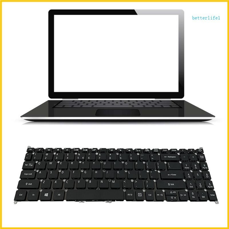 Btm 全新美式佈局英文鍵盤適用於 AcerSwift 3 SF315-51 SF315-51G 筆記本電腦黑色