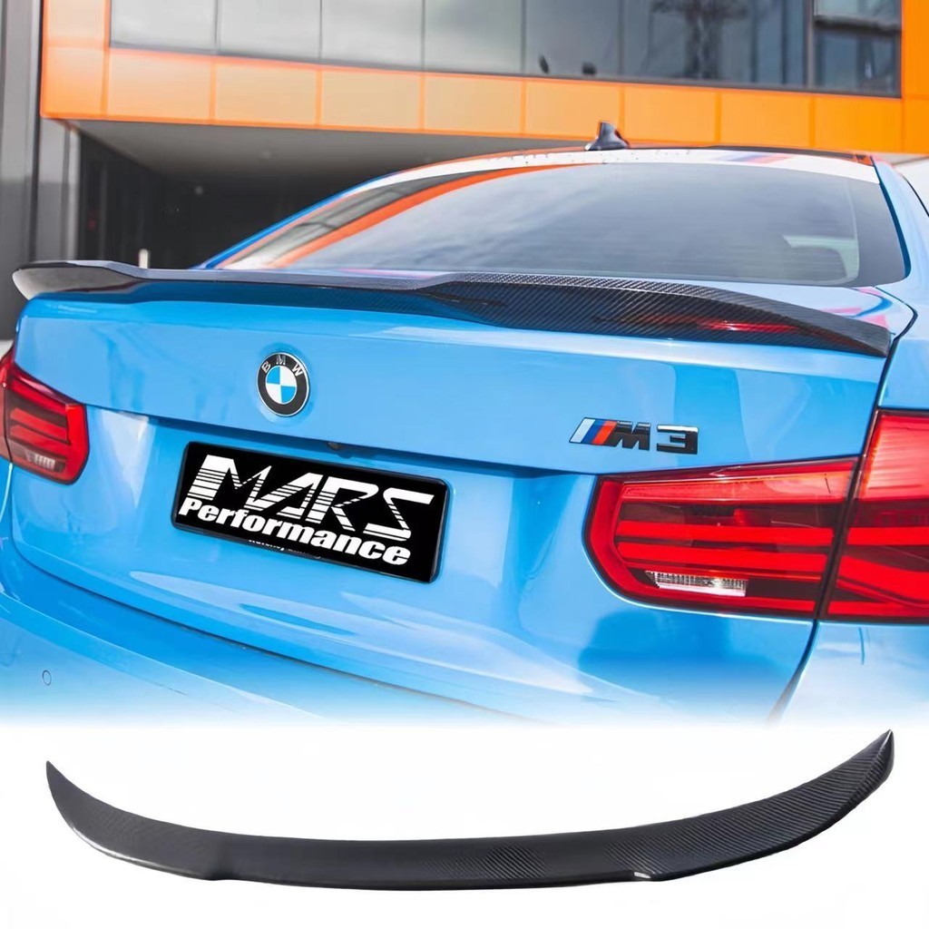 【乾碳】適用於寶馬BMW M3 F80 乾碳纖維 CS款 尾翼定風翼 壓尾翼