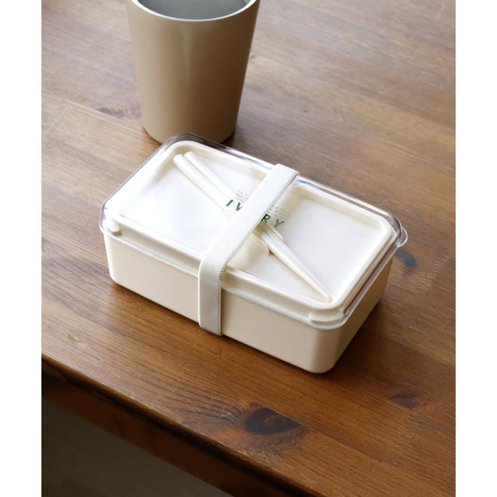日本正品 3coins 單層隔間便當(附筷子) 可微波加熱 沙拉盒 保鮮盒 便當盒 午餐盒【J-3C162】