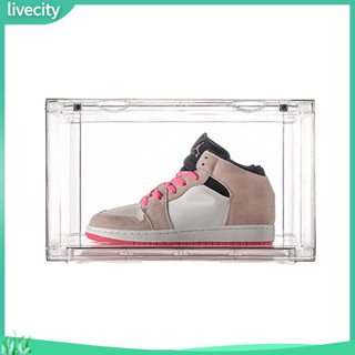 Livecity 鞋櫃透氣透氣透氣多功能可疊放防塵防潮保持鞋子整理透明保持整潔鞋架置物架家居用品
