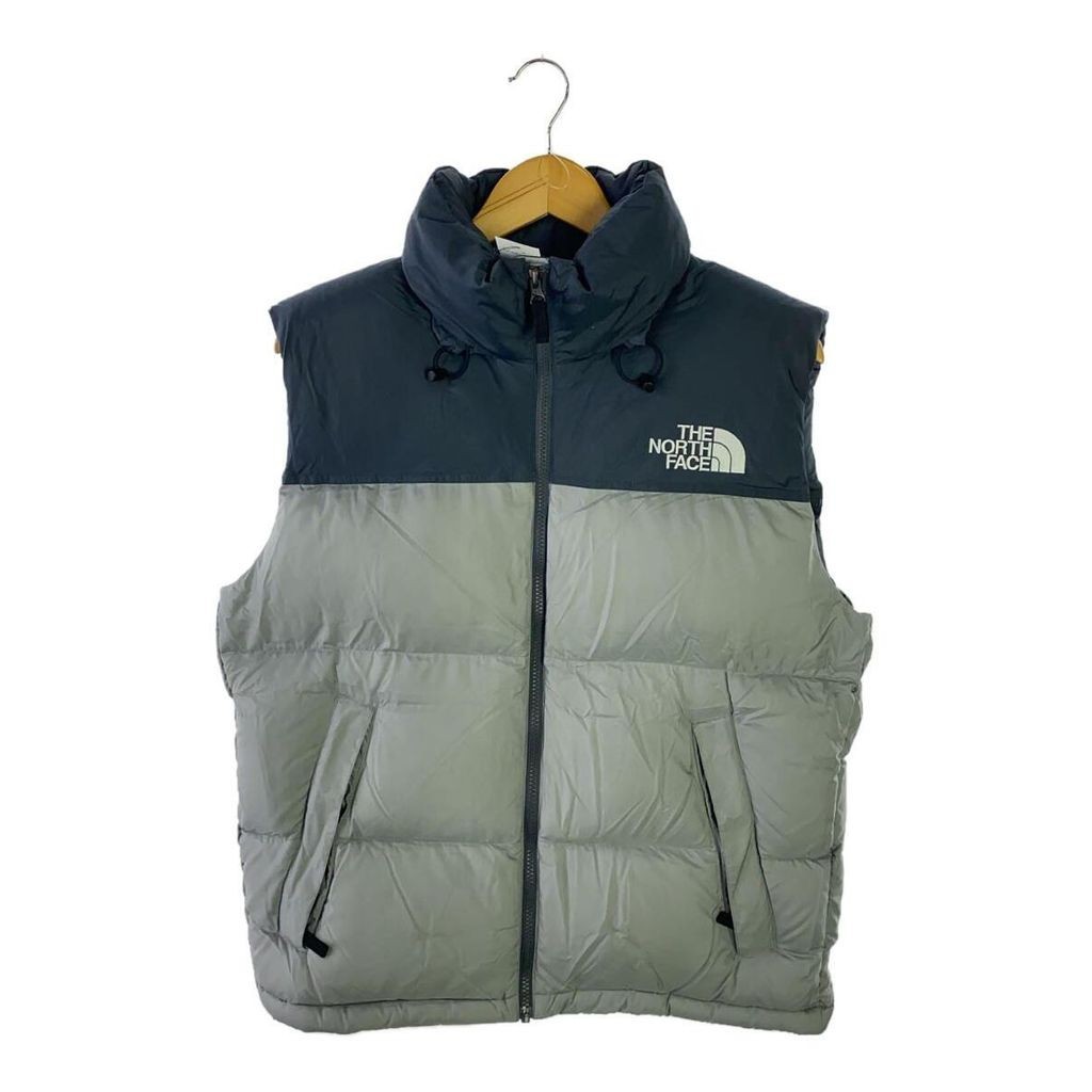 THE NORTH FACE 羽絨服 背心尼龍 銀色 日本直送 二手