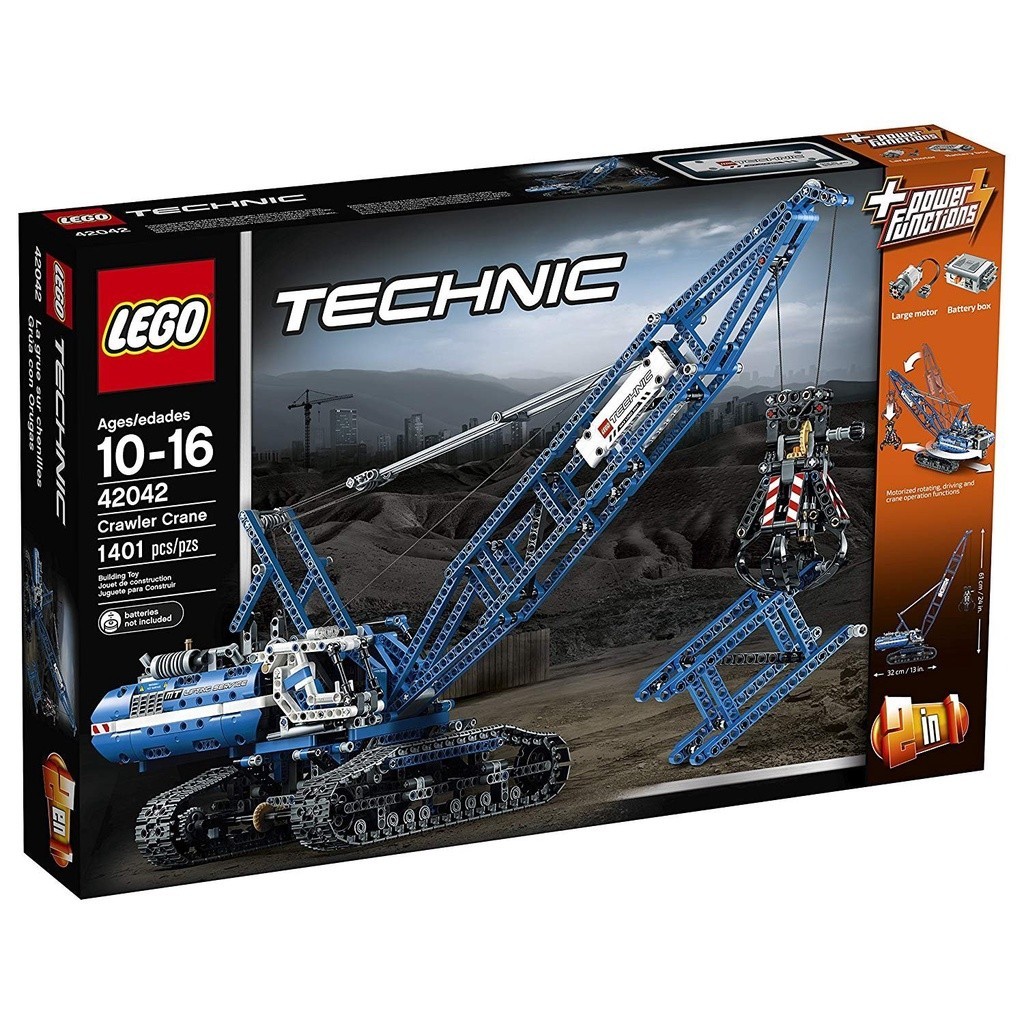 請先看內文 LEGO 樂高 42042 TECHNIC系列 Crawler Crane 履帶式起重機