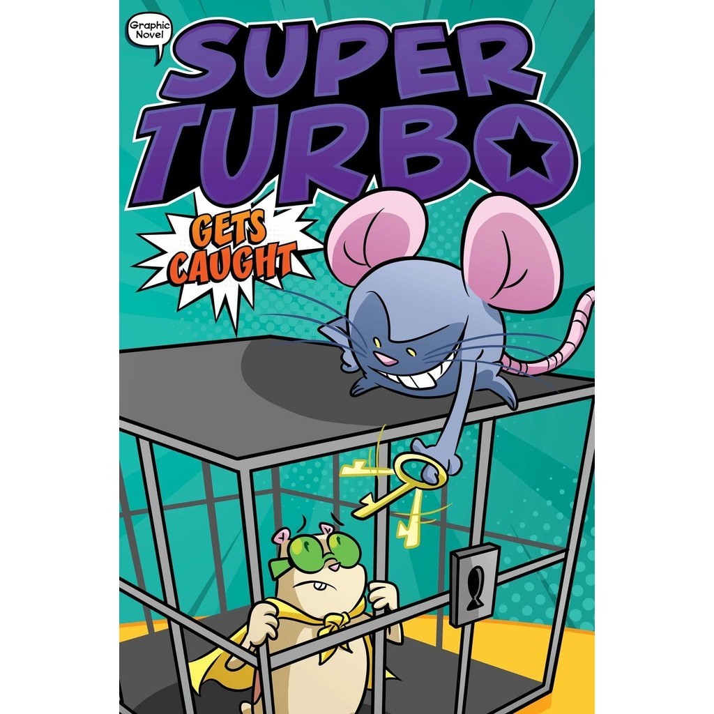 #8 Super Turbo Gets Caught (graphic novel)/Edgar Powers Super Turbo: the Graphic Novel 【三民網路書店】