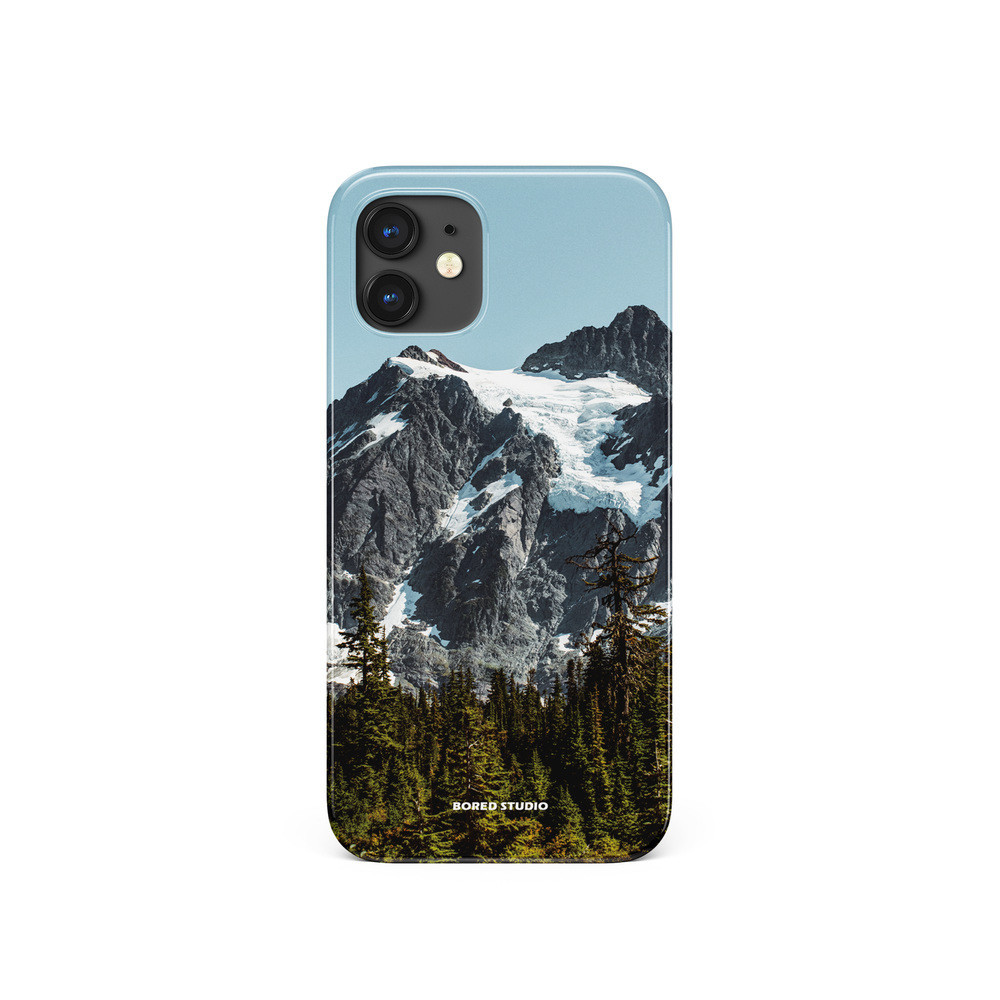 歐美風景雪山森林小眾攝影潮適用於蘋果IPhone12/13/14pro/15菲林手機殼imd矽膠軟殼小米華為