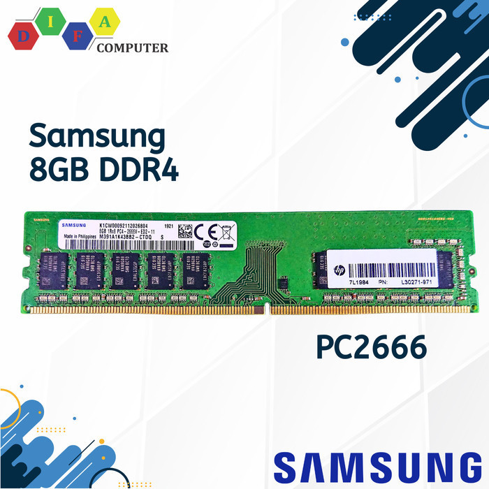 SAMSUNG Ram 8GB DDR4 三星 PC2666 第二個原裝電池