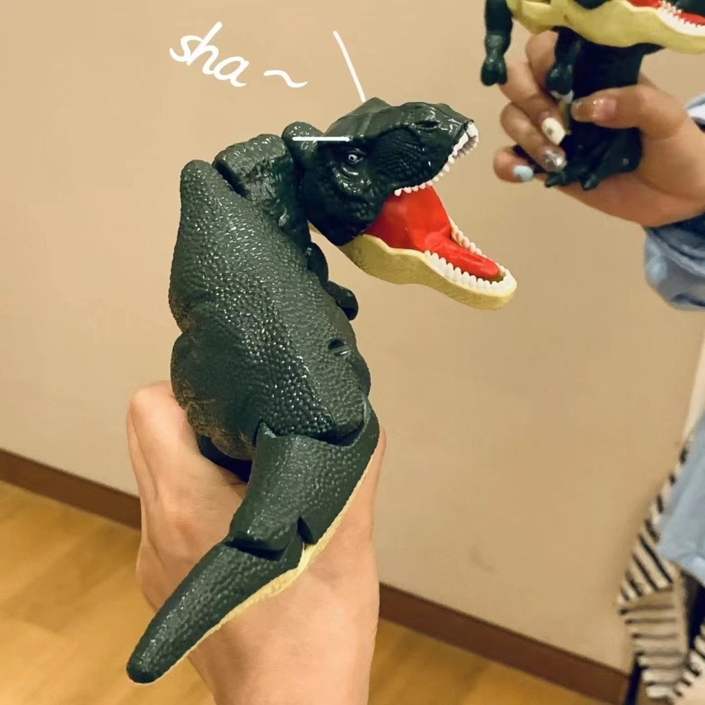 按壓恐龍咬咬玩具擺頭恐龍壓恐龍玩具搖擺減壓玩具