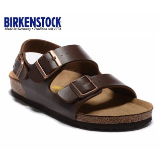 Birkenstock 軟木拖鞋男女同款時尚T字夾腳涼鞋沙灘鞋Milano系列