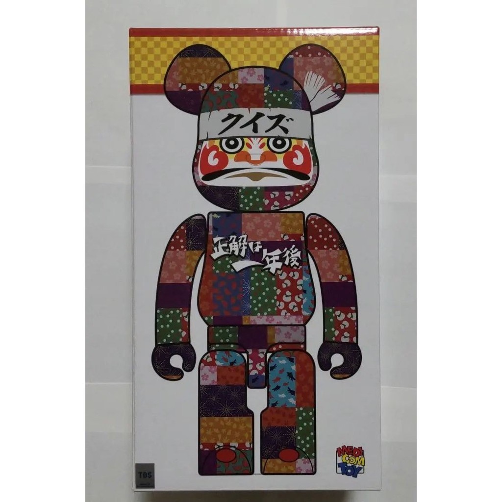 近全新 BE@RBRICK Bearbrick 庫柏力克熊 達摩 400% 日本直送 二手