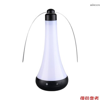 帶 LED 燈的桌子飛扇、驅蚊風扇可充電驅蟲器戶外露營、野餐