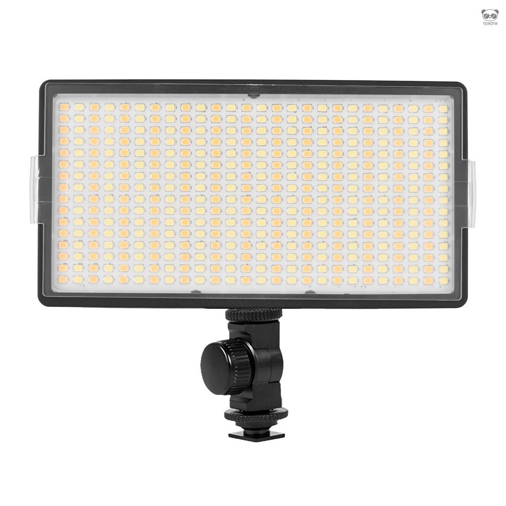Led-416 LED 視頻燈專業相機攝影燈面板 416PCS 明亮燈珠可調節雙色溫 3200-5600K 可調光亮度,
