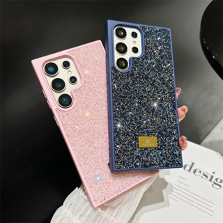 SAMSUNG 三星 Galaxy S24 Ultra S23 超奢華施華洛世奇手機殼 Bling 水鑽鑽石水晶手機殼女