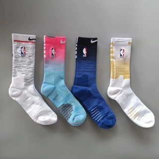 NBA長筒漸變籃球精英襪透氣加厚專業實戰防滑運動襪