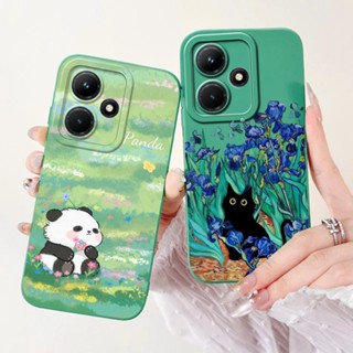 Infinix Hot 30 Hot30 4G 手機殼 Coque 熊貓糖果色矽膠手機後蓋軟殼