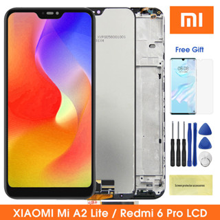 XIAOMI MI 5.84 英寸 Mi A2 Lite 屏幕適用於小米 Mi A2 Lite 液晶顯示屏觸摸屏數字化儀