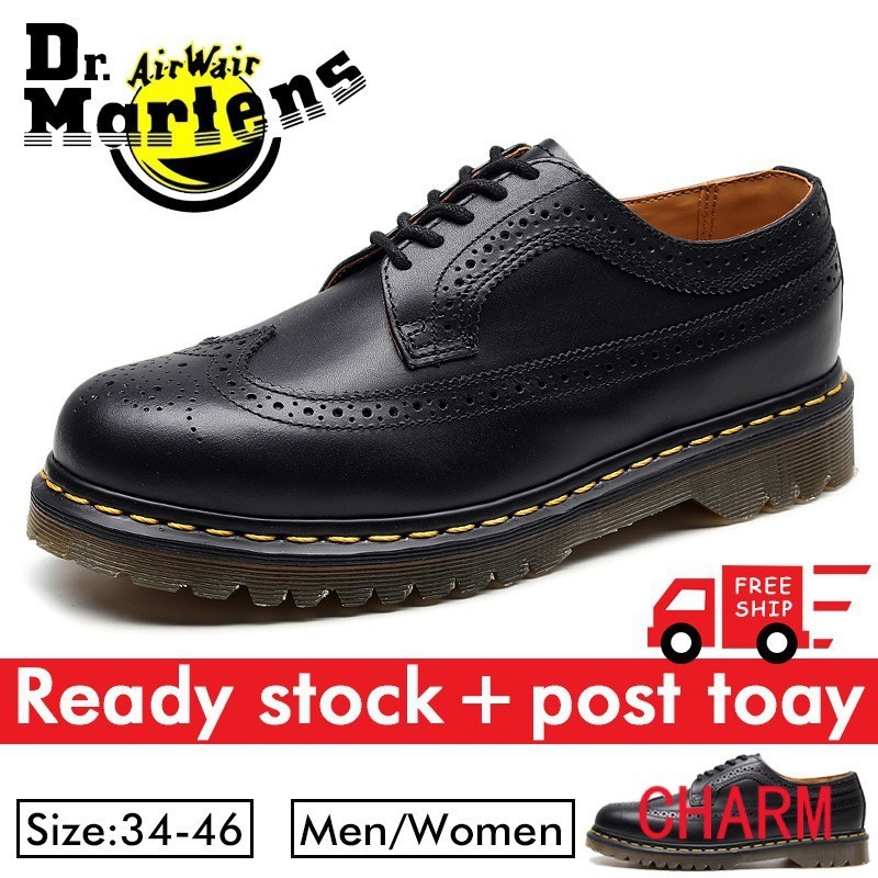 【原創】Dr.Martens 馬丁鞋布洛克真皮工裝鞋 3989 VMAL 男英格蘭 XS1Y P1NN