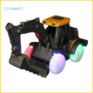 Livi 音樂燈 LED 挖掘機玩具電動挖掘機卡車玩具兒童教育