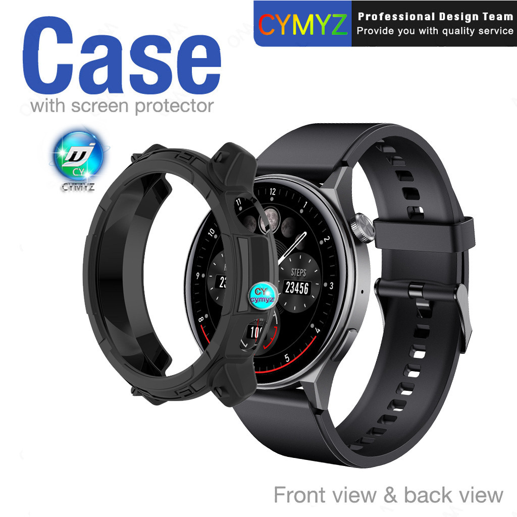 Dizo Watch R2 外殼保護殼框架保護器適用於 realme Dizo Watch R2 軟 TPU 外殼保護套