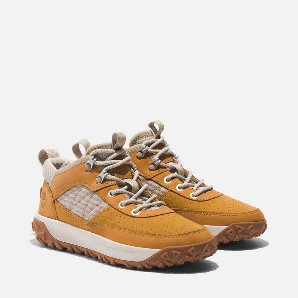 TIMBERLAND｜女款小麥色 Greenstride™ Motion 6 低筒健行鞋|A647M