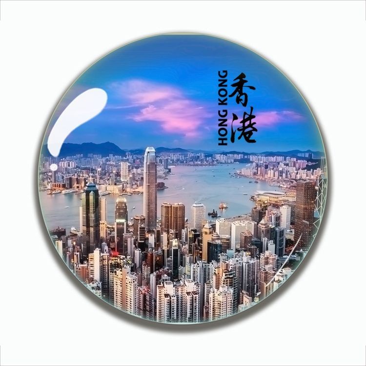 香港澳門旅遊紀念品 冰箱貼 磁貼維多利亞