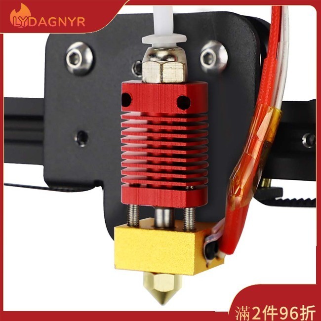 Dagnyr 金屬 24V 40W 3D 打印機零件熱端擠出機組裝套件兼容 Creality Ender-3 CR10