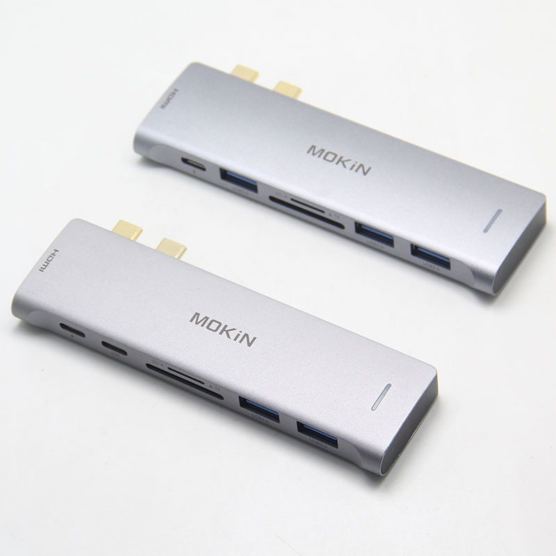 適用於Mac筆記本便攜式擴展塢轉HDMI TF/SD卡 USB-C雷電3 USB3.0