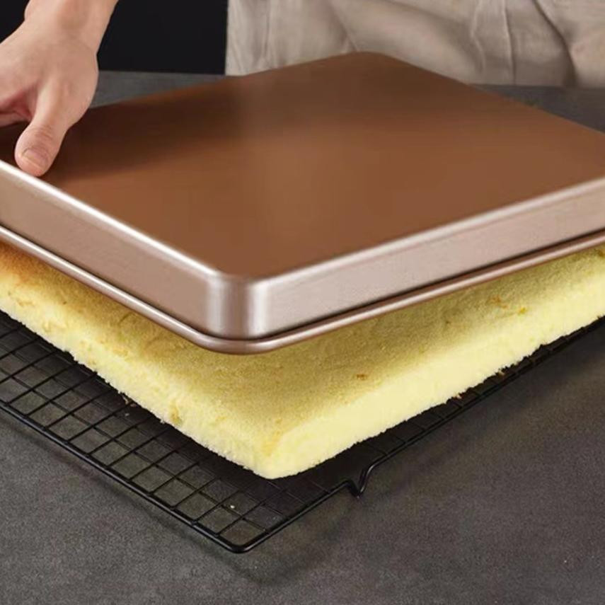現貨【烤盤模具】蛋糕卷烤盤 烤箱用多功能 古早蛋糕麵包 餅乾模具 家用 烘焙烤盤 方形