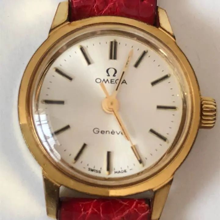 OMEGA 歐米茄 錶帶 手錶 金色 日本直送 二手