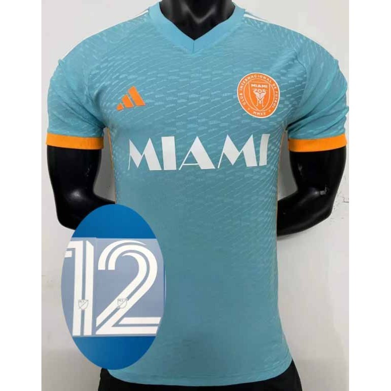 全新 24 25 MLS 球員問題邁阿密第三 MESSI 足球球衣男式足球衫