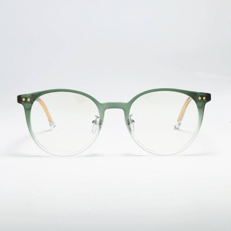 [Mortal]  韓版複古橢圓形眼鏡框  學生眼鏡 防藍光平光鏡近視鏡架 素顔眼鏡 透色眼鏡 可配度數眼鏡