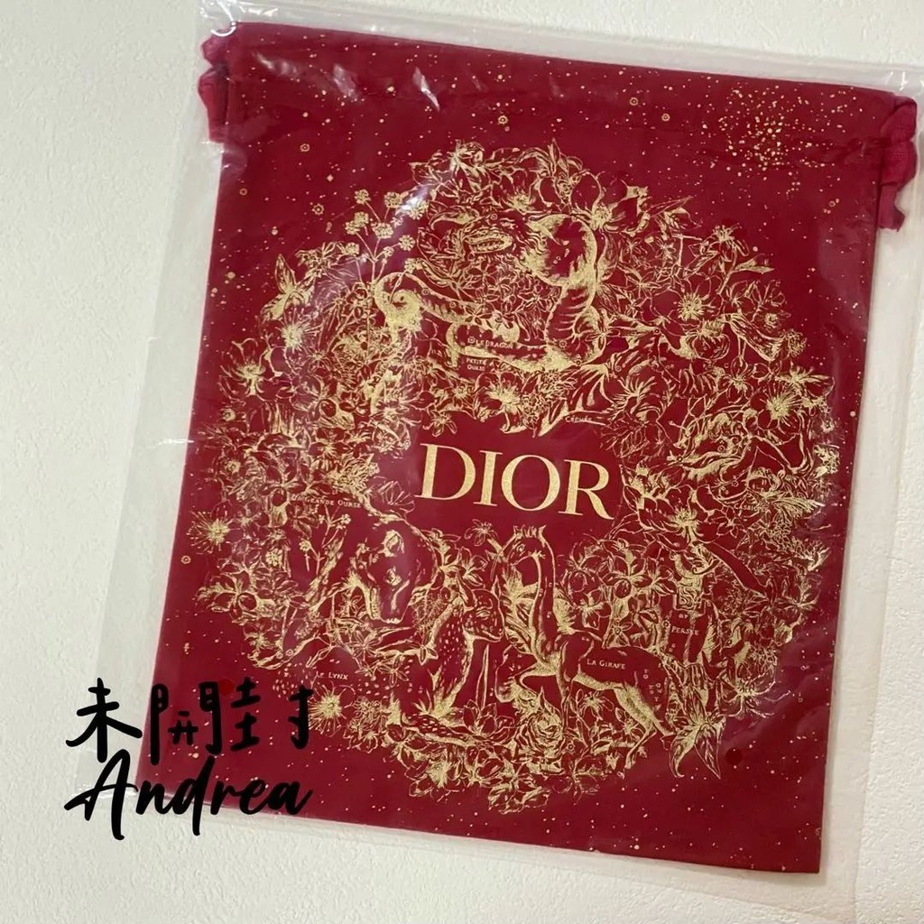 近全新 Dior 迪奧 小包包 贈品 束口包 mercari 日本直送 二手