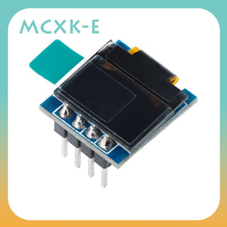0.49 英寸 OLED 顯示屏 LCD 模組白色 0.49" 螢幕 64x32 I2C IIC 介面 SSD1306
