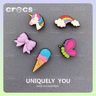 Crocs jibbitz 彩虹獨角獸高品質鞋配件 crocs 魅力鞋花