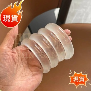 免運🔥超火爆🔥水沫玉平替石英巖玉獨龍玉手鐲白月光玉鐲冰透玉髓高冰玻璃種💕💕💕💕💕