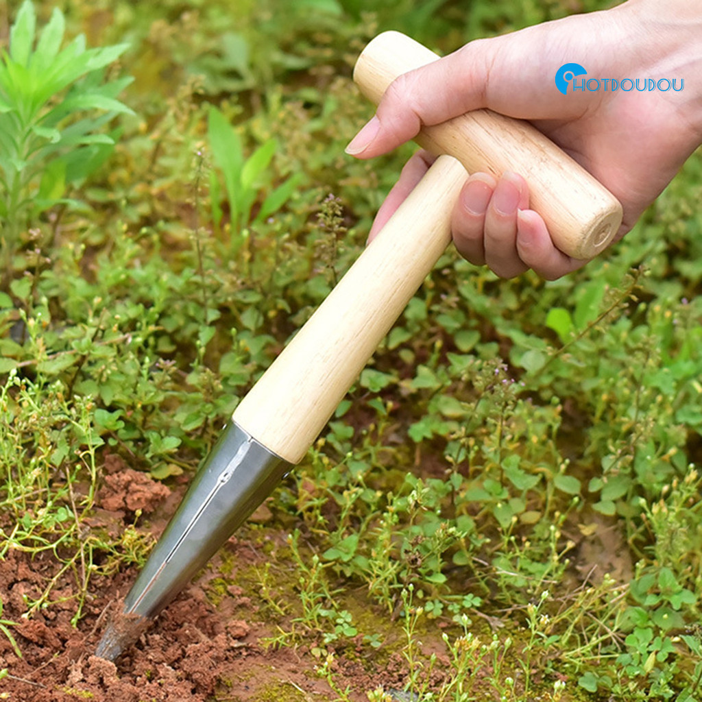 園藝種植器施肥種菜工具打孔器農用工具播種器種花工具家用（頻道）