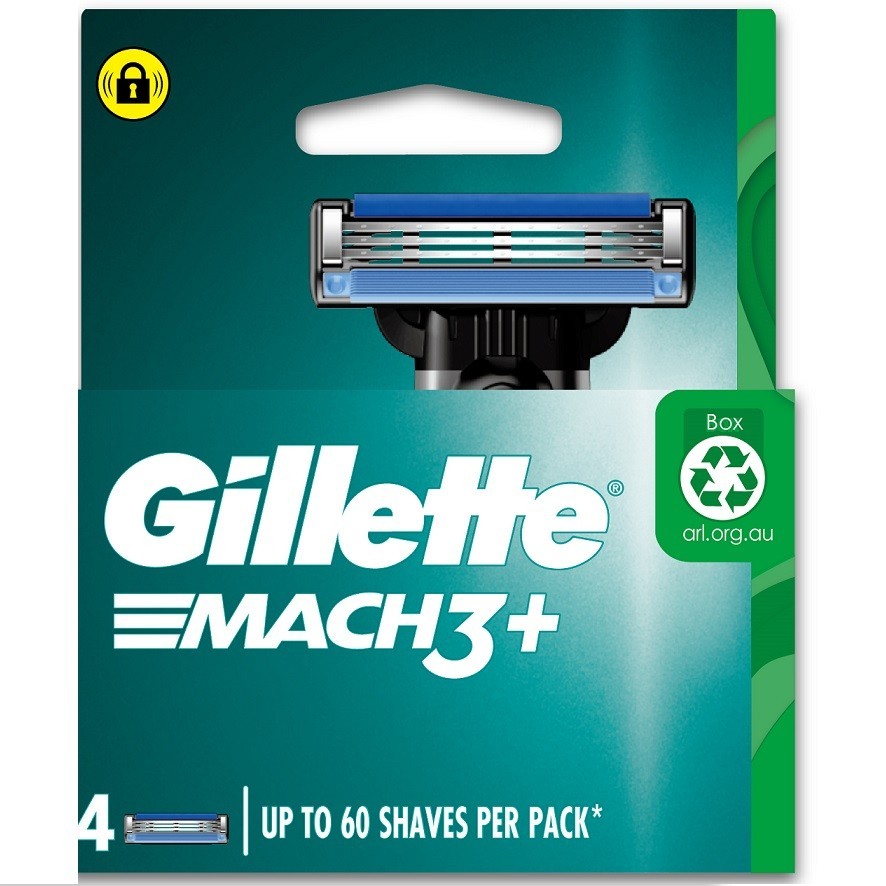 Gillette 吉列鋒速3系列刮鬍刀頭4刀頭