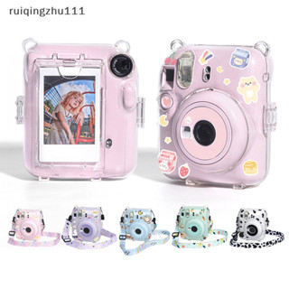 [ruiqingzhu] 1set For Instax Mini 12 透明相機包旅行單肩包帶貼紙 [TW]