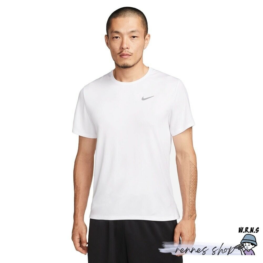 【Rennes 】Nike 男裝 短袖上衣 排汗 白 DV9316-100