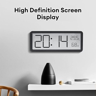 大屏幕數字掛鐘電子鬧鐘日期溫度濕度顯示usb電池供電台鐘