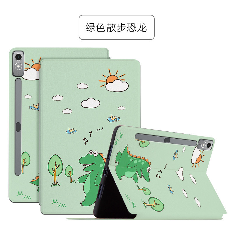 卡通可爱平板套 联想小新 Pad Pro2022 11.2寸 2023 12.7寸保护套 防摔iPad10.6 内撑支架
