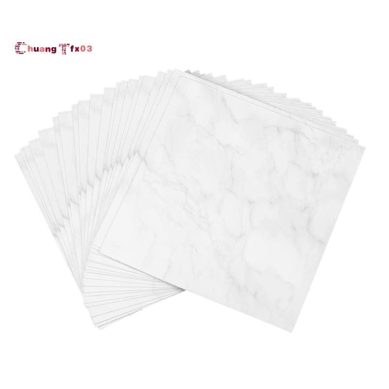 20 件/批 Pvc 防水瓷磚對角貼紙 10X10 厘米自粘牆磚貼花家具浴室 3D 地板裝飾貼紙