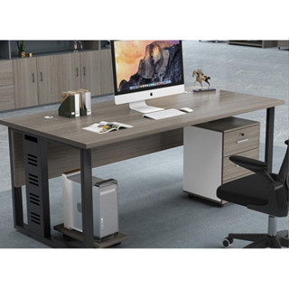 單人辦公桌子簡約現代老闆桌辦公室主管商用電腦桌椅組合總經理桌電競桌 電腦桌 書桌 桌子