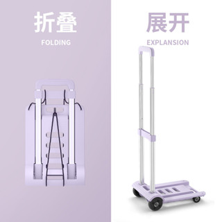 友耐嚴選推車折疊便攜學生行李戶外買菜購物車拉桿迷你手拉車拖車
