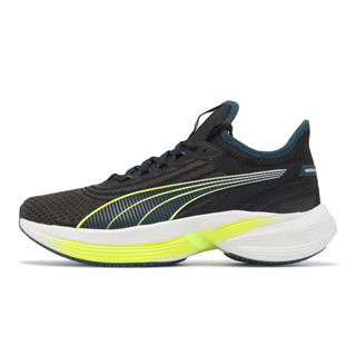 Puma 慢跑鞋 Conduct Pro 黑 螢光綠 輕量網布 路跑 男鞋 運動鞋 【ACS】 37943801
