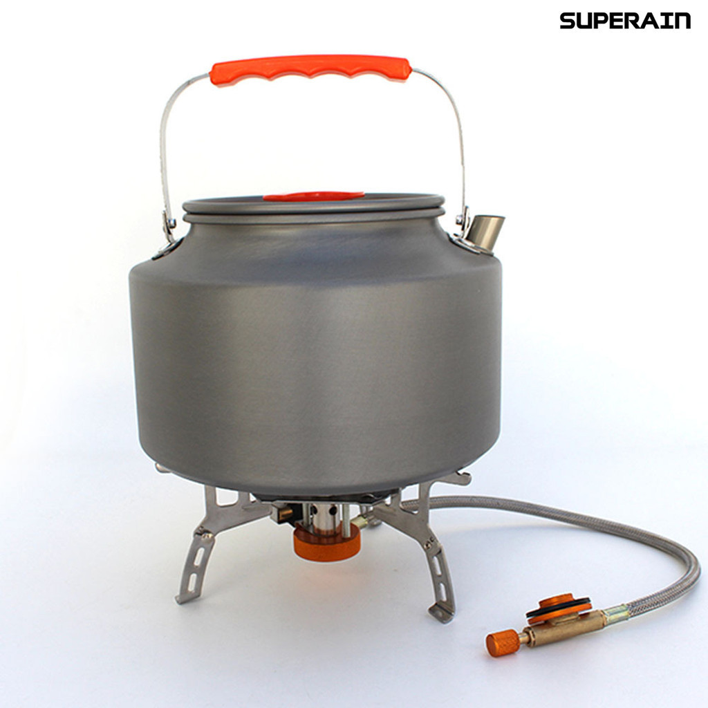 [嘉和運動]大容量2.2L戶外鋁合金茶壺 便攜式家用咖啡壺 野營燒水壺