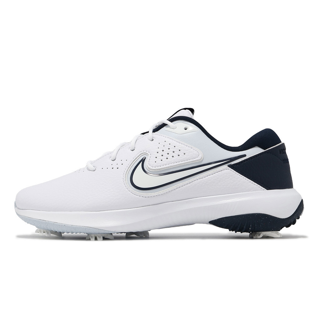 Nike 高爾夫球鞋 Victory Pro 3 NN 寬楦 防潑水 白 深藍 男鞋 高球 ACS DX9028-102