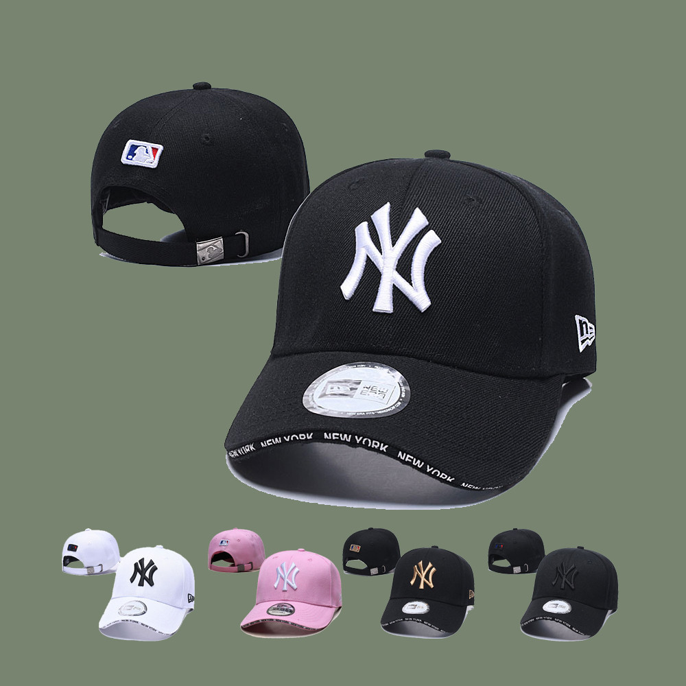 MLB 調整帽 高爾夫 紐約洋基隊 New York Yankees 防晒帽 棒球帽 男女通用 運動帽 滑板帽