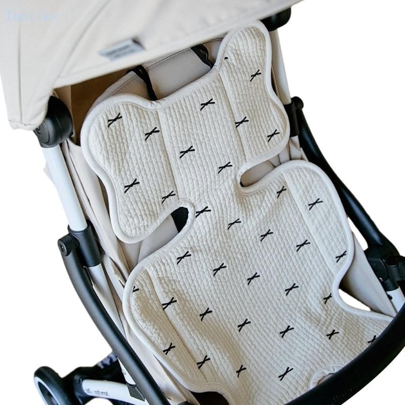 Inn 嬰兒推車坐墊幼兒嬰兒車汽車座椅襯墊絎縫支撐墊適用於新生兒嬰兒車馬車坐墊