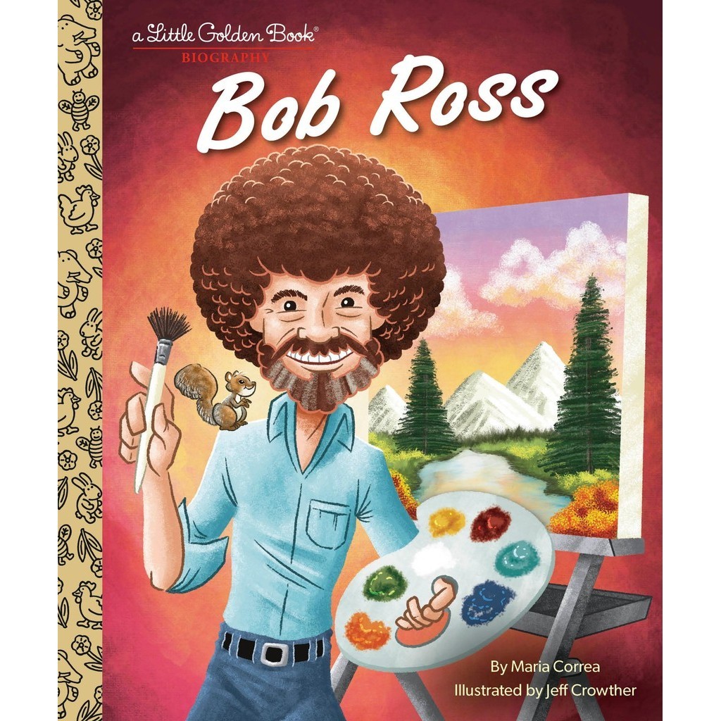 Bob Ross: A Little Golden Book Biography(精裝)/Maria Correa【三民網路書店】