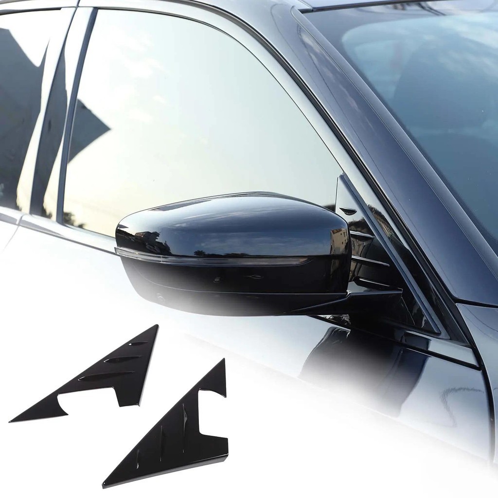 BMW 適用於寶馬 3 系 G20 2020+ ABS 碳纖維風格汽車後視鏡三角擾流板外觀運動包
