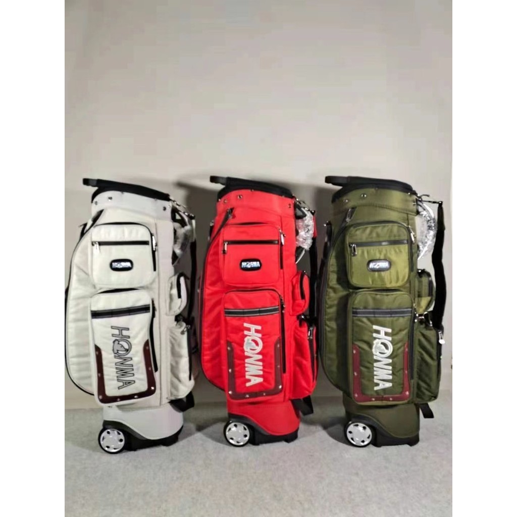 【HONMA】新款現貨高爾夫球包拉輪包 Golf bag標準球杆包輕便球袋 QB010 戶外運動